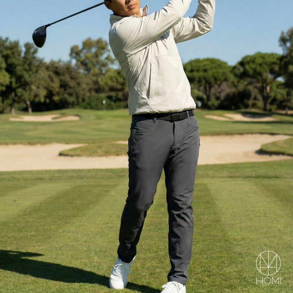 高爾夫布料怎麼選？排汗、彈性、耐磨一次解析｜為什麼專業球友選 HOMI