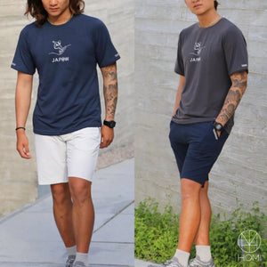 男生穿搭 HOMI CORDURA 機能短褲搭配天絲棉短袖
