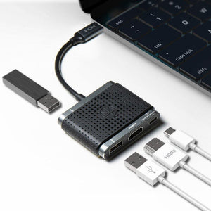 4 合 1 TYPE C 轉接器 - HUB﹒C - USB HDMI, USB-C 轉接器 - HOMI CREATIONS - LCW Fashion Ltd.